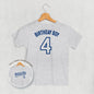Birthday Boy Varsity #4 (Kids Back Print) Ivy + Cloth