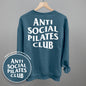 Anti Social Pilates Club (White) (Back Print) Ivy + Cloth