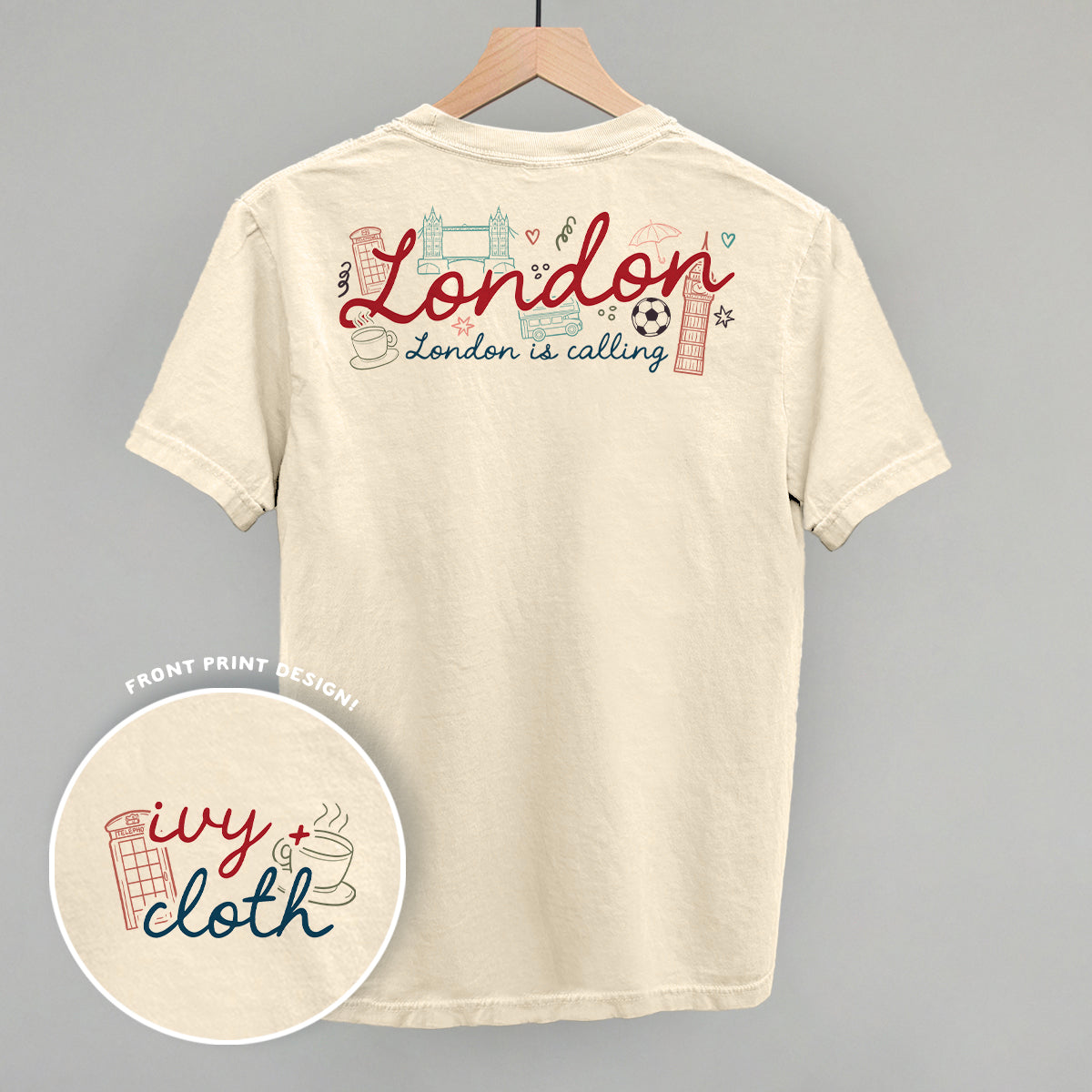 London Doodles (Back Print) Ivy + Cloth