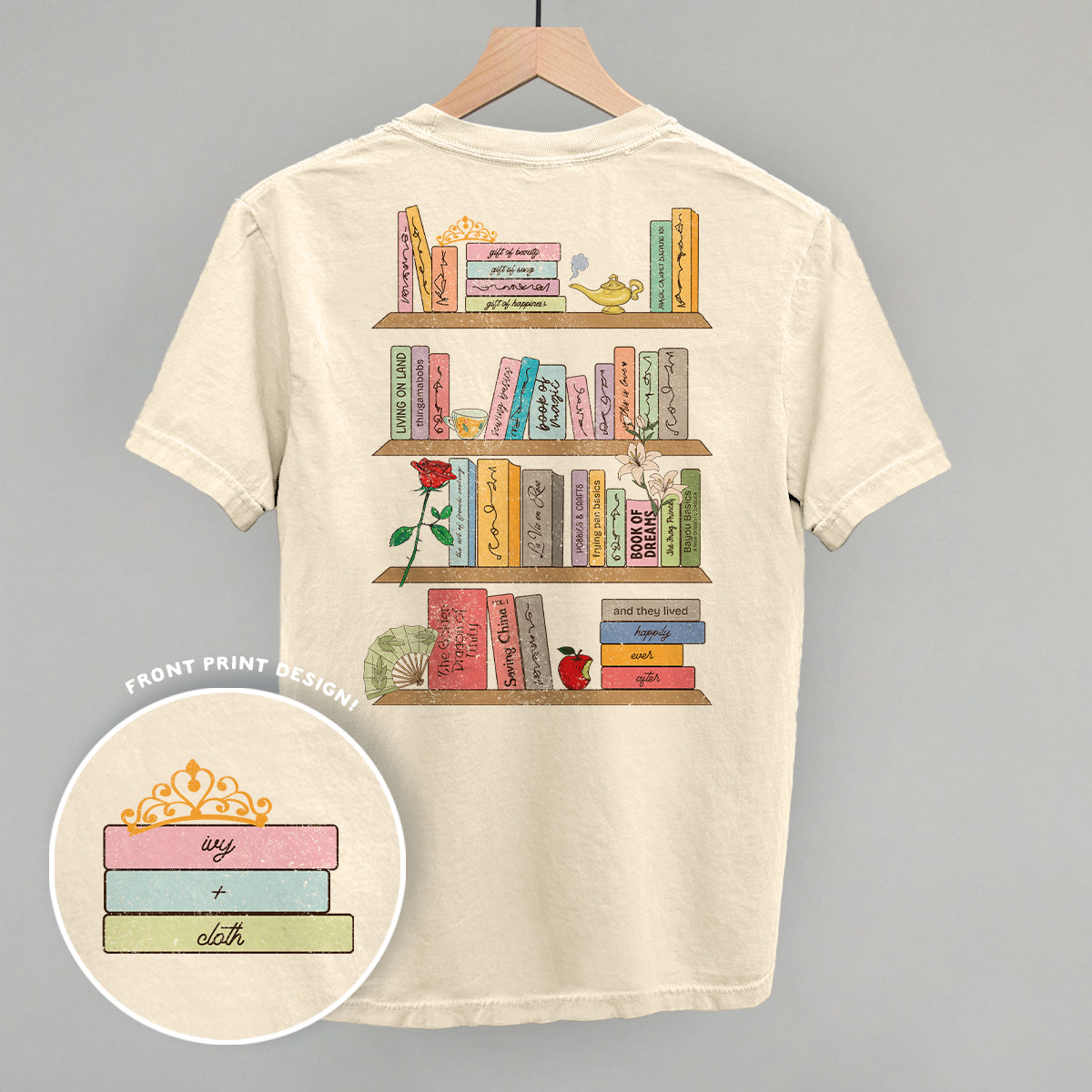 Princess Book Shelves (Back Print) Ivy + Cloth