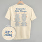 Enjoy The Little Things List (Back Print) Ivy + Cloth