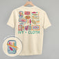 Colorful Sardine Doodles (Back Print) Ivy + Cloth