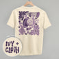 Floral Game Day Purple (Back Print) Ivy + Cloth
