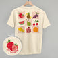 Fruit Grid Doodles (Back Print) Ivy + Cloth