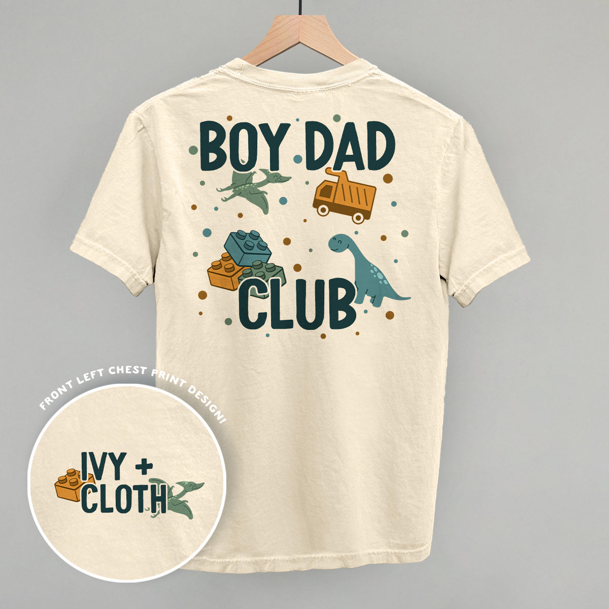 Boy Dad Club Doodles (Back Print) Ivy + Cloth