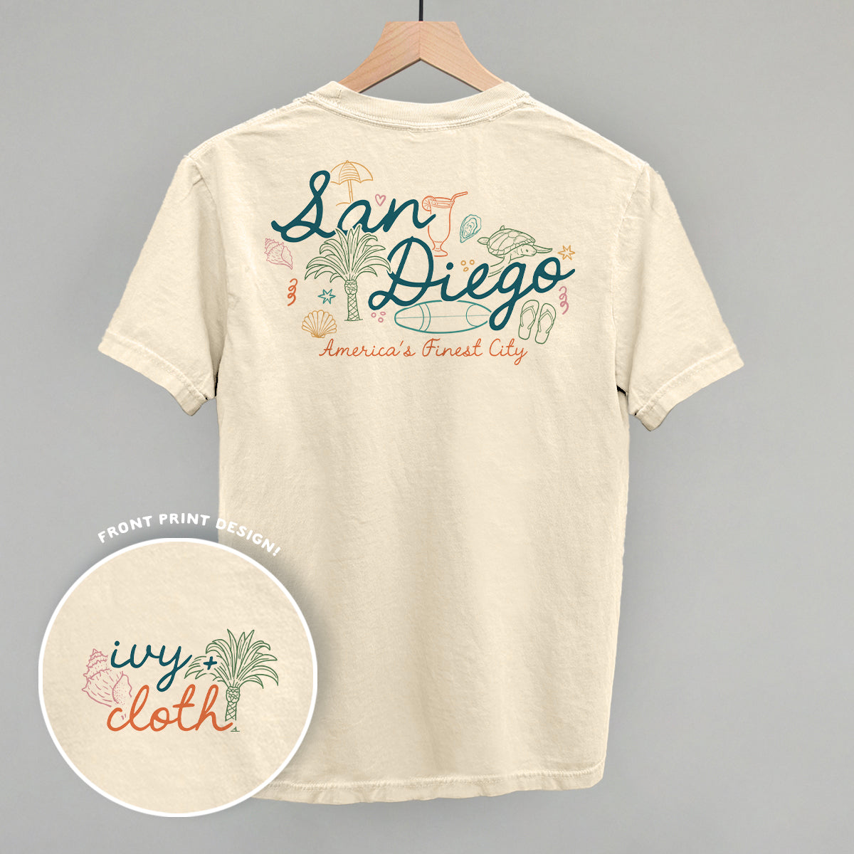 San Diego Doodles (Back Print) Ivy + Cloth