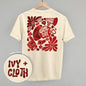 Floral Game Day Red (Back Print) Ivy + Cloth