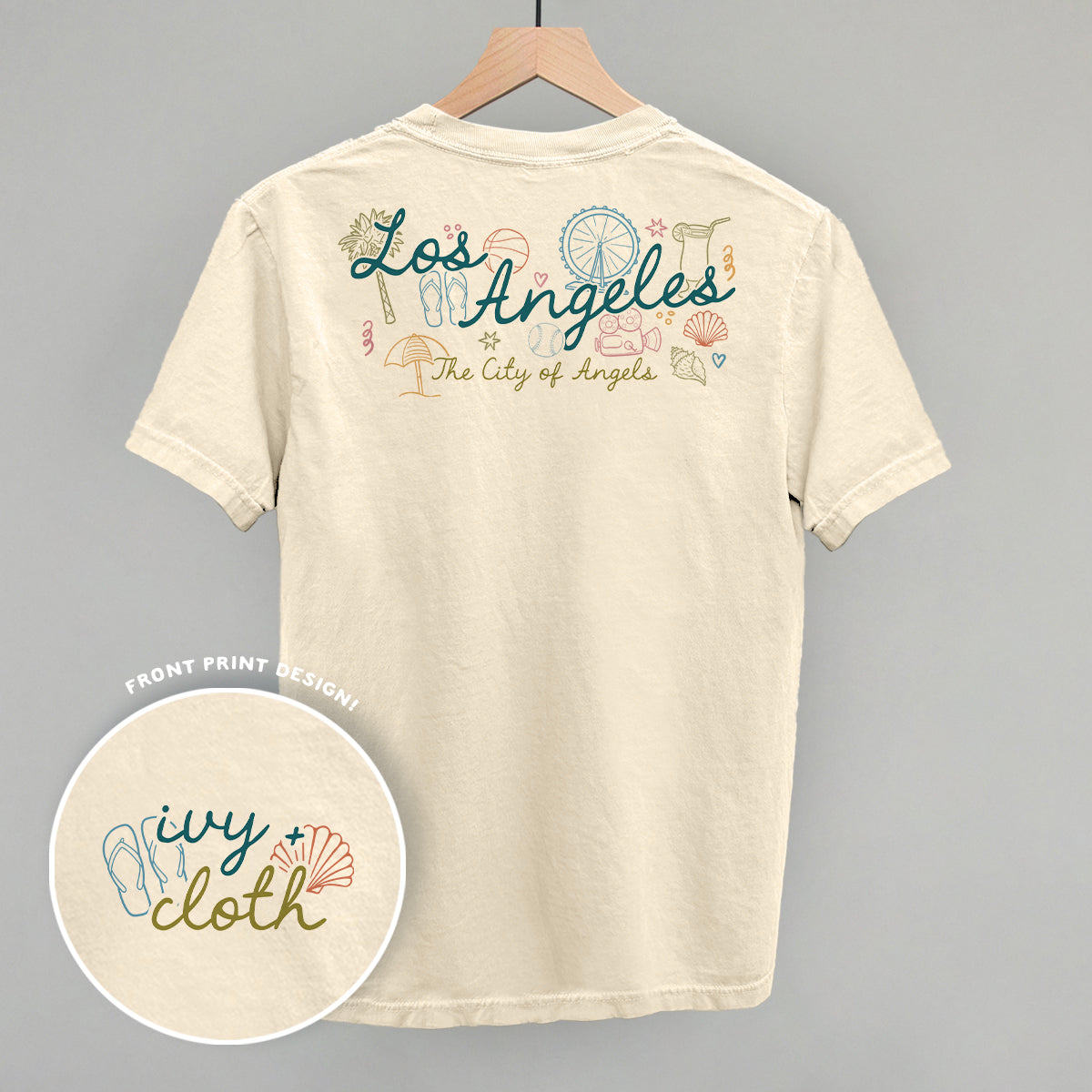 Los Angeles Doodles (Back Print) Ivy + Cloth