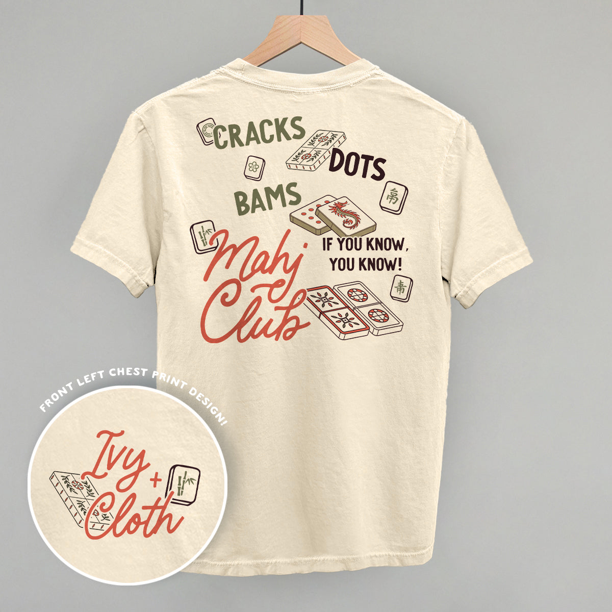 Mahj Club (Back Print) Ivy + Cloth