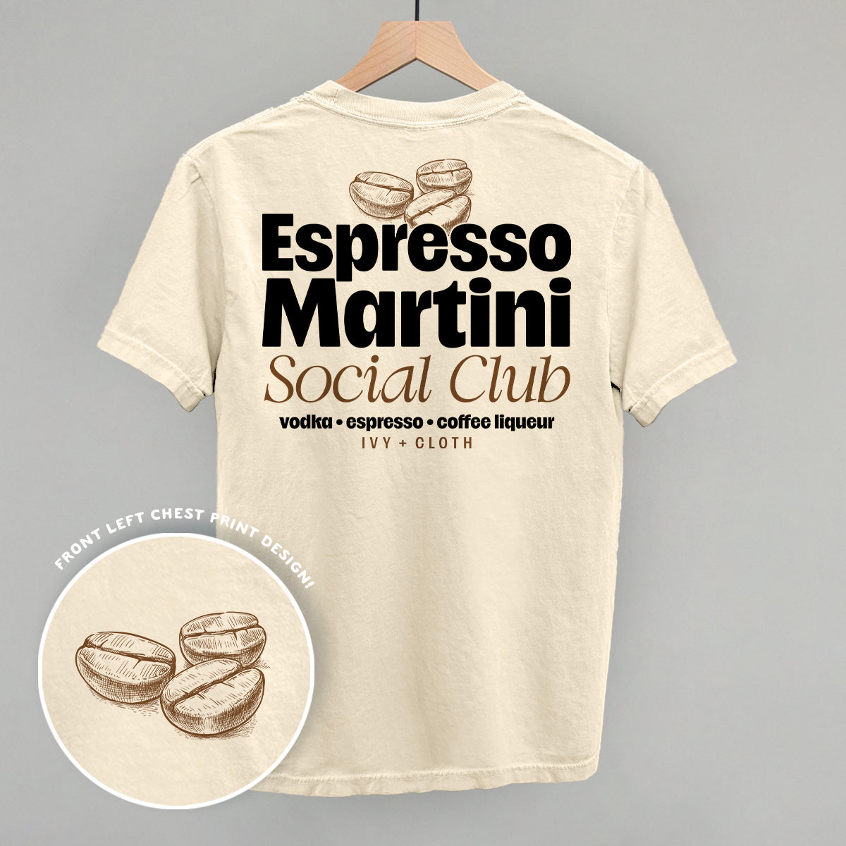 Espresso Martini Social Club (Back Print) Ivy + Cloth