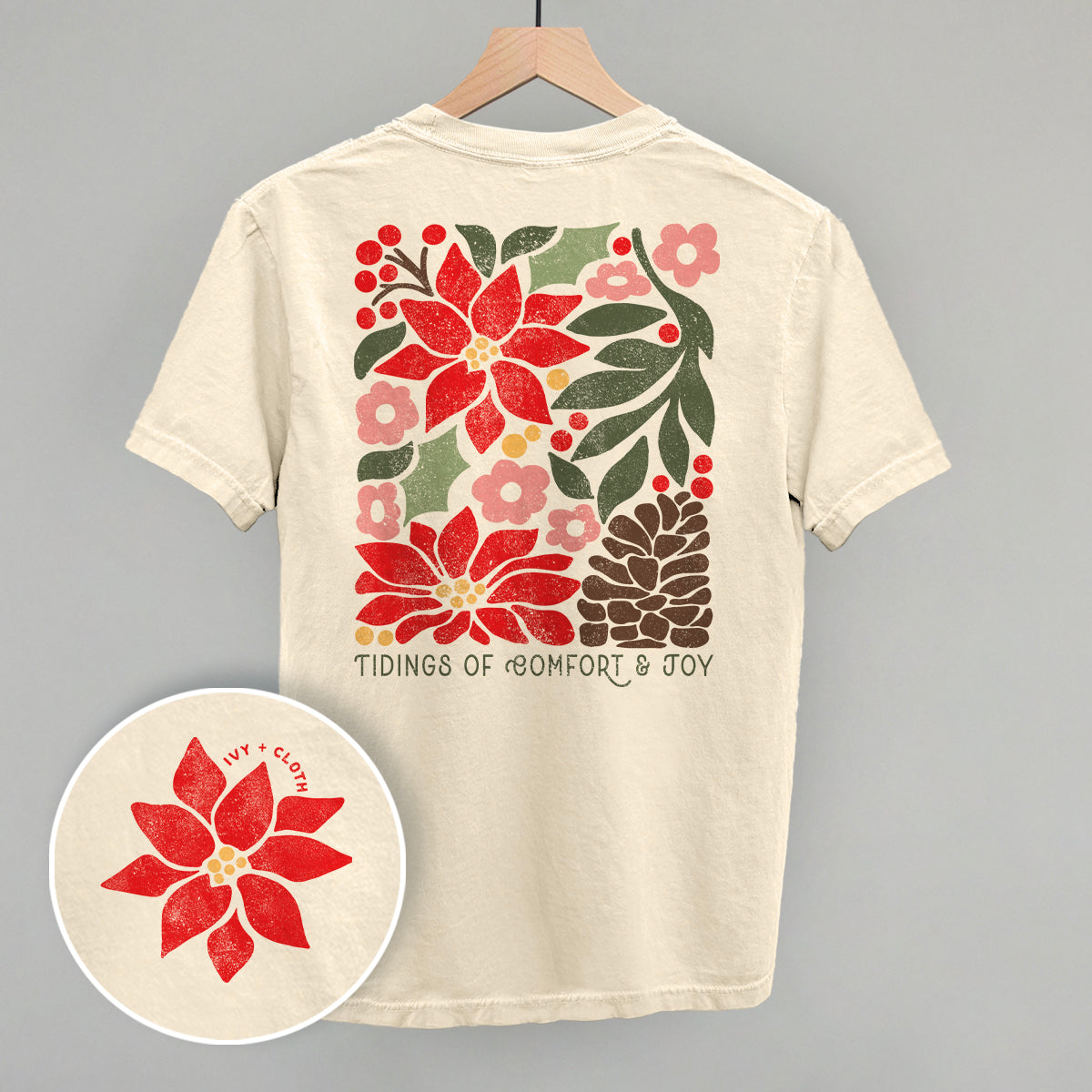 Tidings Of Comfort & Joy (Back Print) Ivy + Cloth