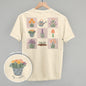 Floral Grid Doodles (Back Print) Ivy + Cloth