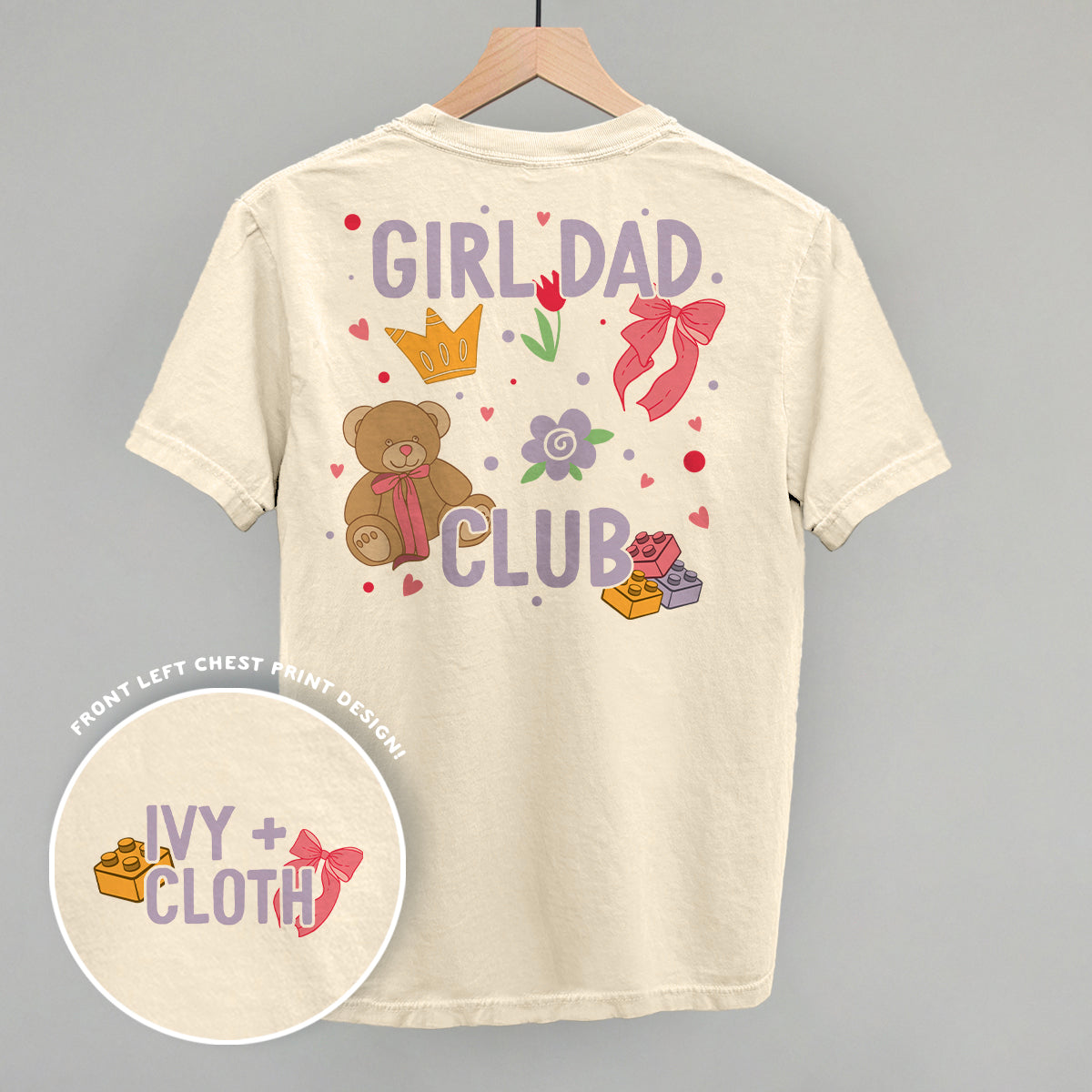 Girl Dad Club Doodles (Back Print) Ivy + Cloth