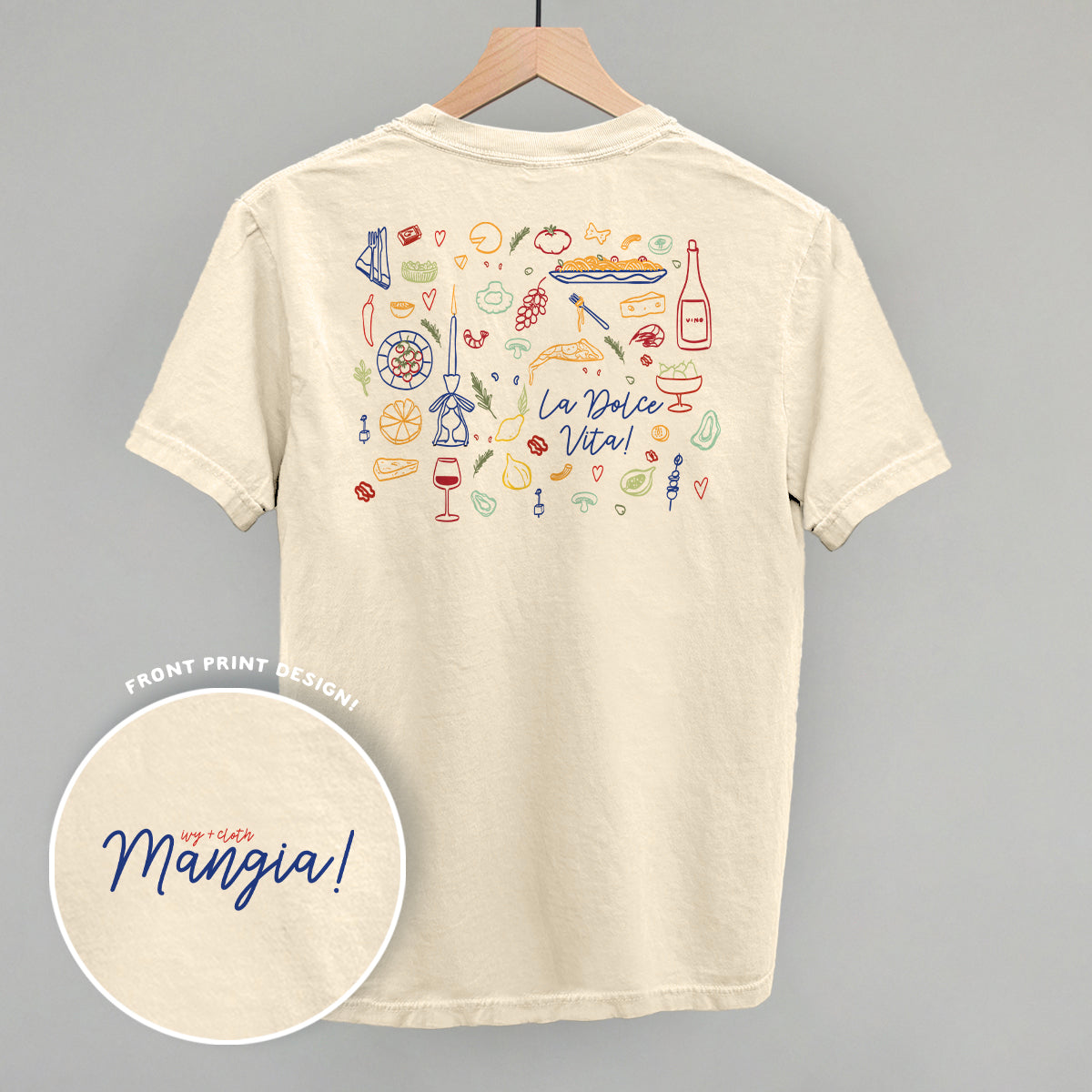 Italian Doodles (Back Print) Ivy + Cloth