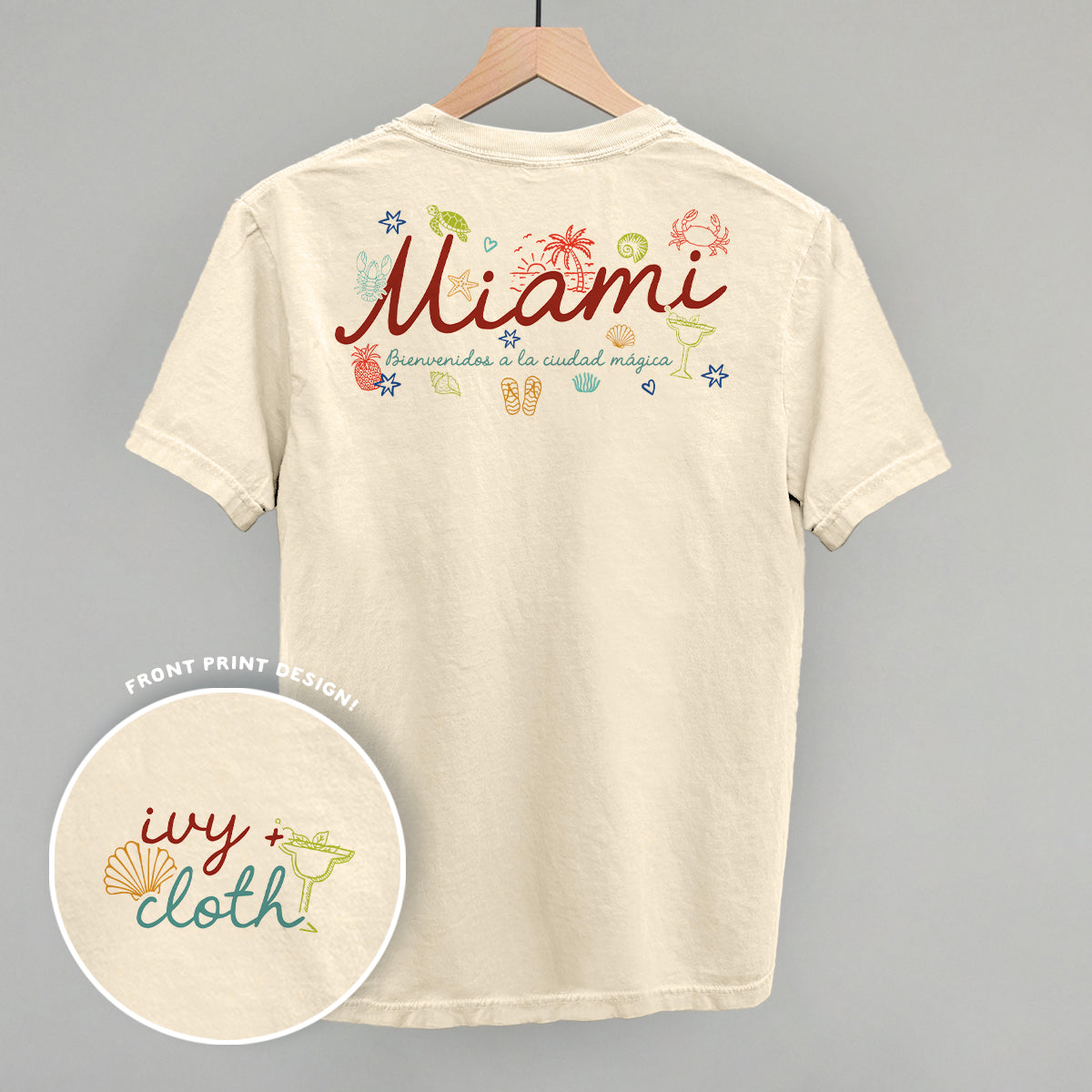 Miami Doodles (Back Print) Ivy + Cloth