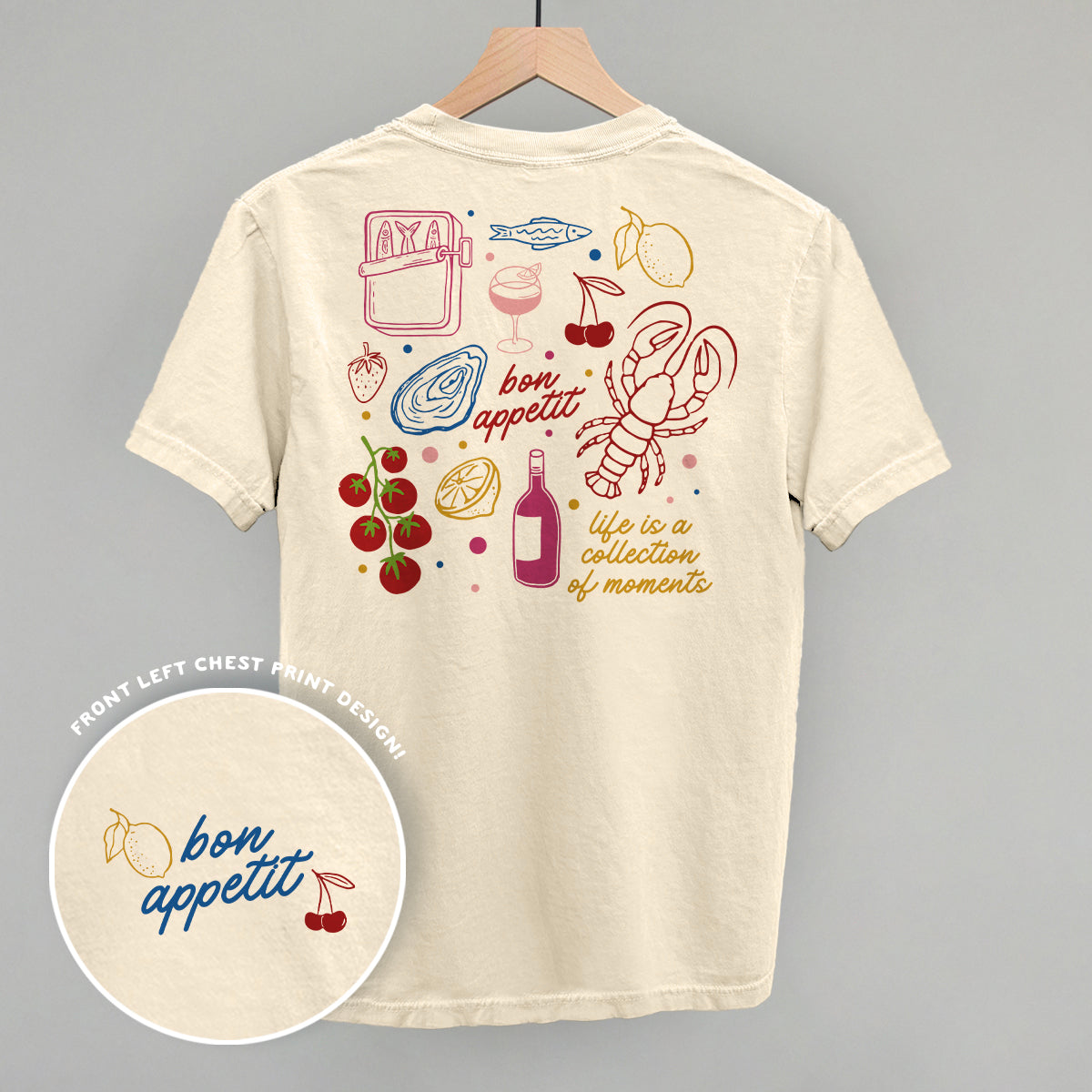 Bon Appetit Doodles (Back Print) Ivy + Cloth