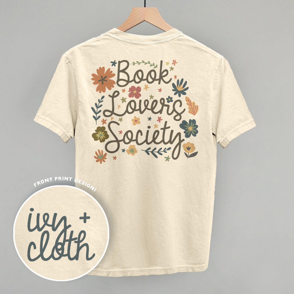 Book Lovers Society (Back Print) Ivy + Cloth