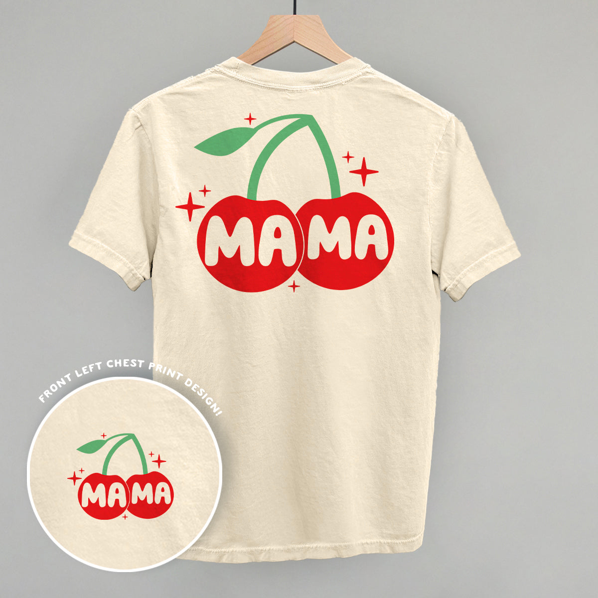 Mama Cherries + Sparkles (Back Print) Ivy + Cloth