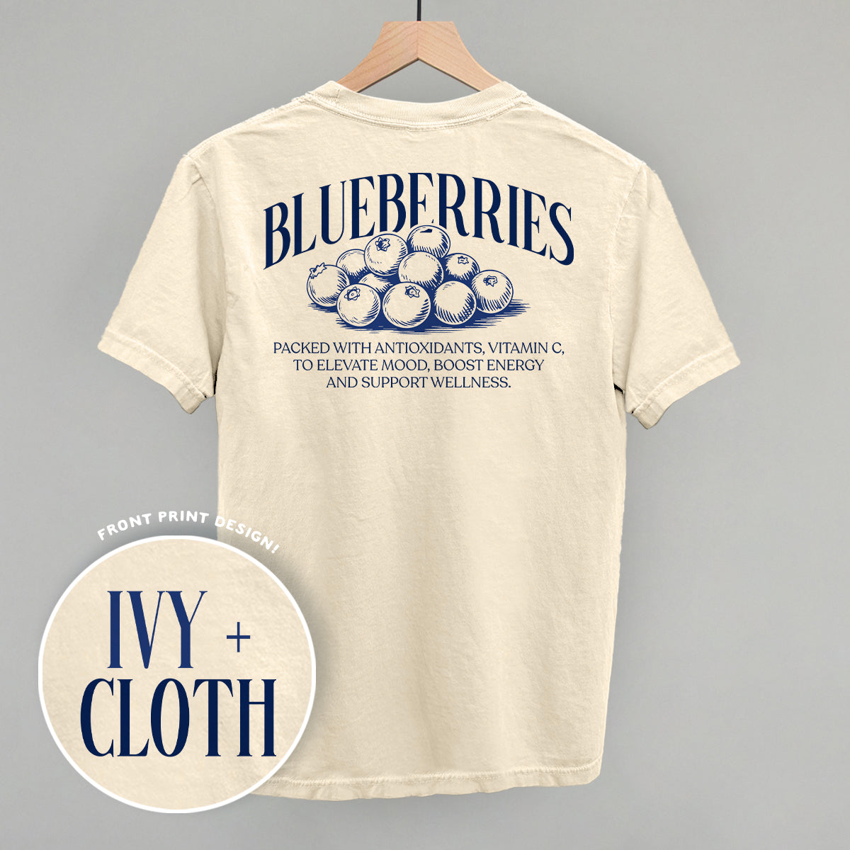 Blueberry Wellness (Back Print) Ivy + Cloth