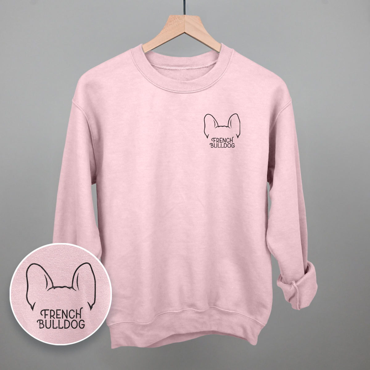 French Bulldog (Left Chest) Ivy + Cloth