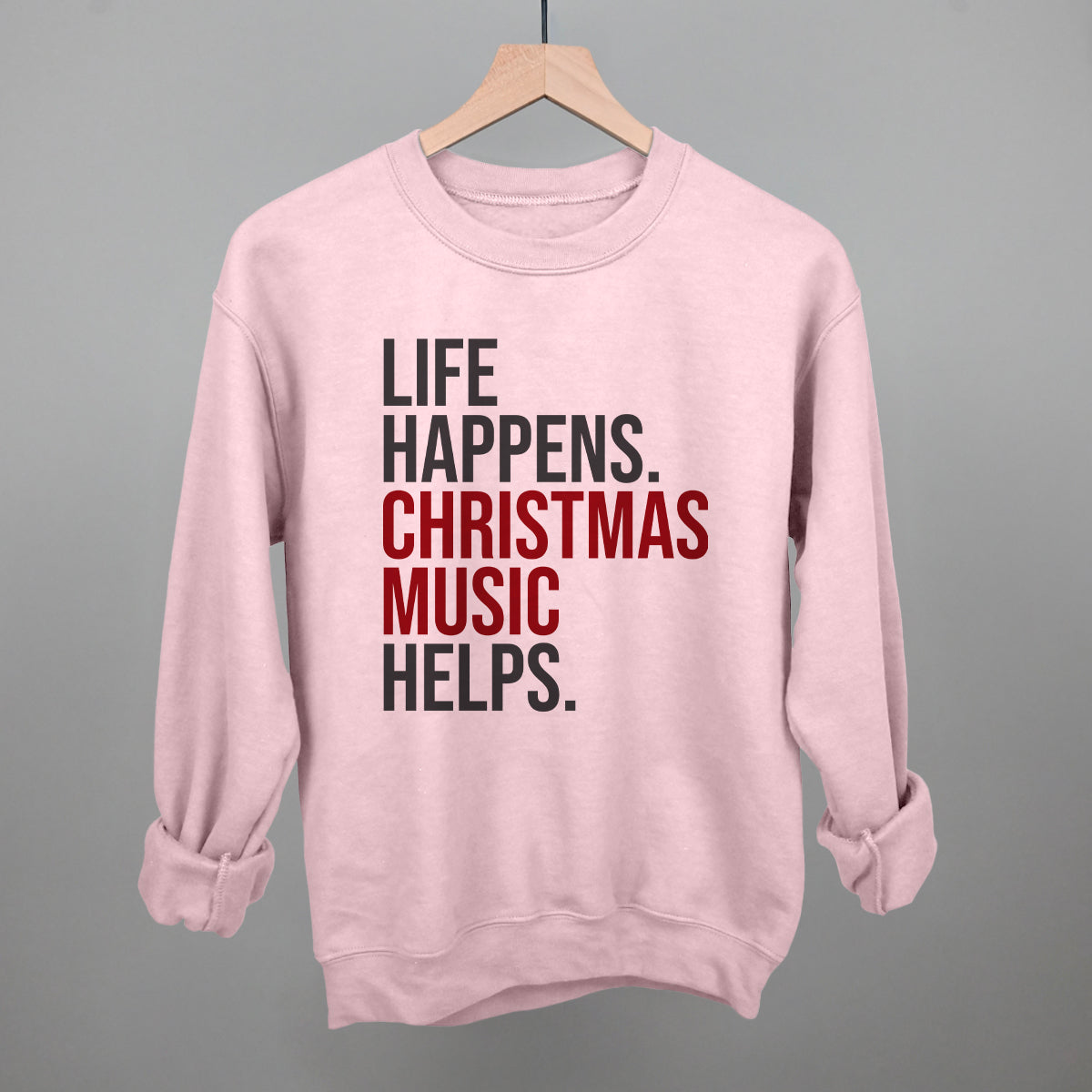Life Happens Christmas Music Helps Ivy + Cloth