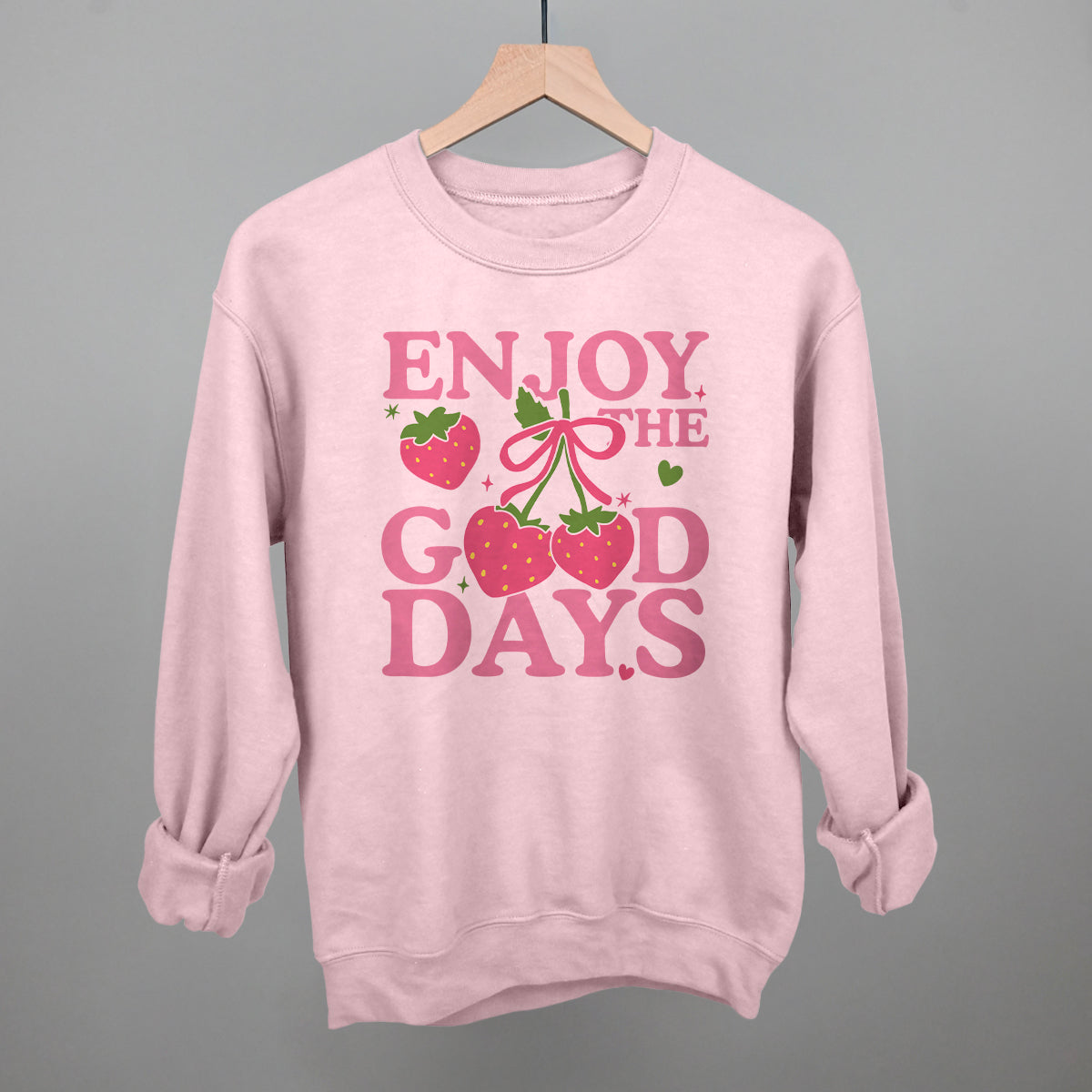 Enjoy The Good Days Strawberries Ivy + Cloth