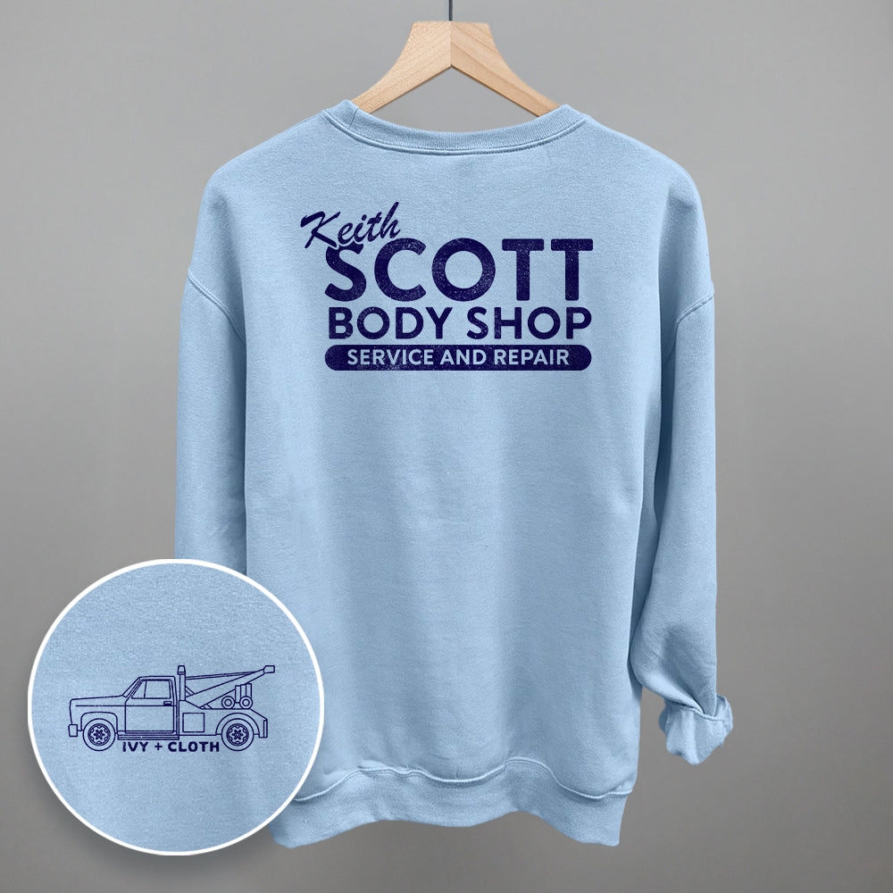 Keith Scott Body Shop (Back Print) Ivy + Cloth