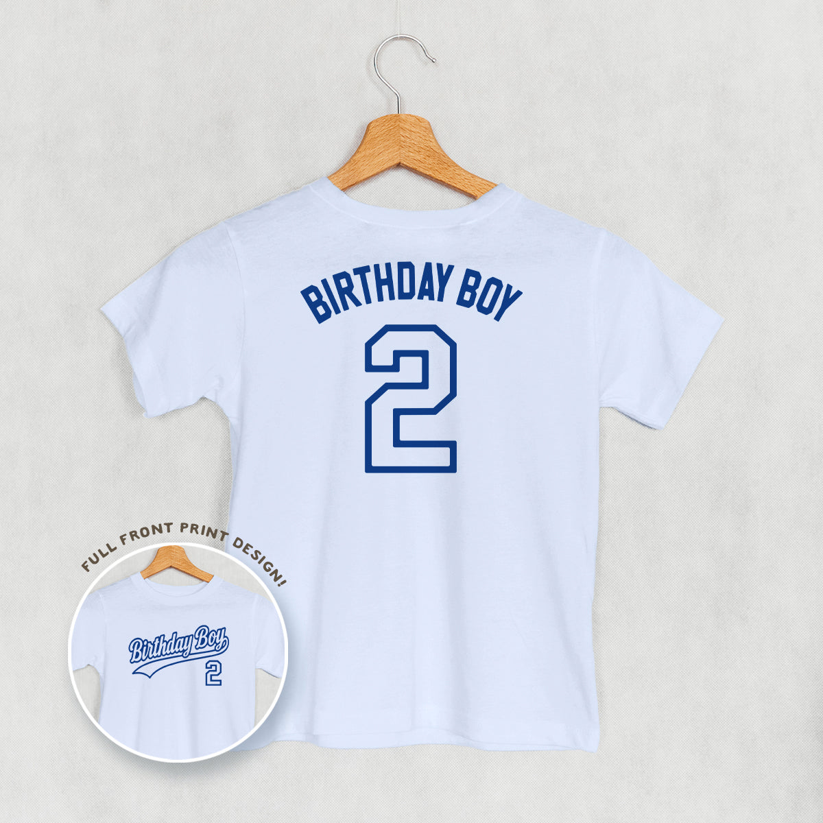 Birthday Boy Varsity #2 (Kids Back Print) Ivy + Cloth