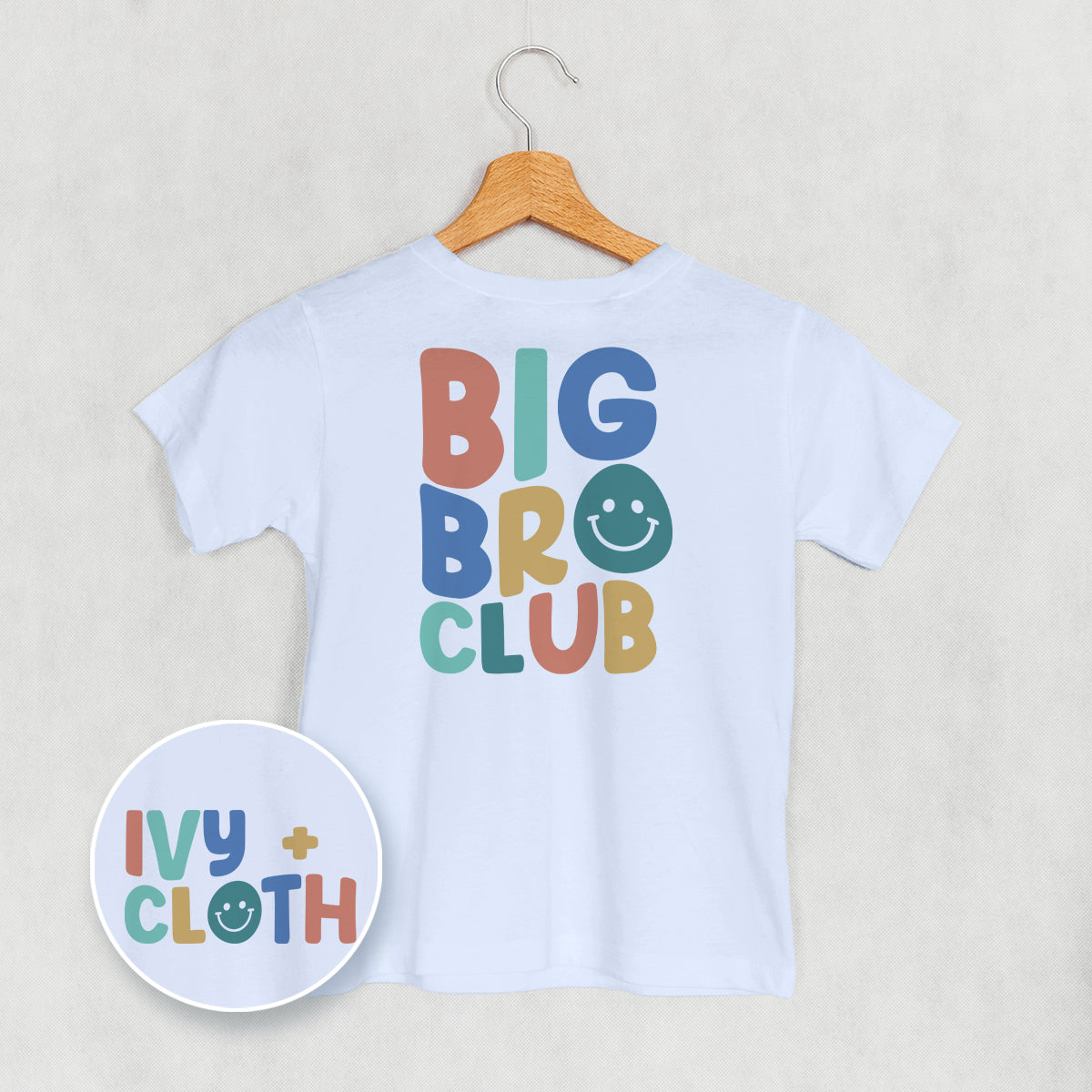 Big Bro Club (Kids Back Print) Ivy + Cloth