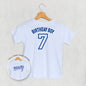 Birthday Boy Varsity #7 (Kids Back Print) Ivy + Cloth