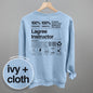Lagree Instructor Nutrition Facts (Back Print) Ivy + Cloth
