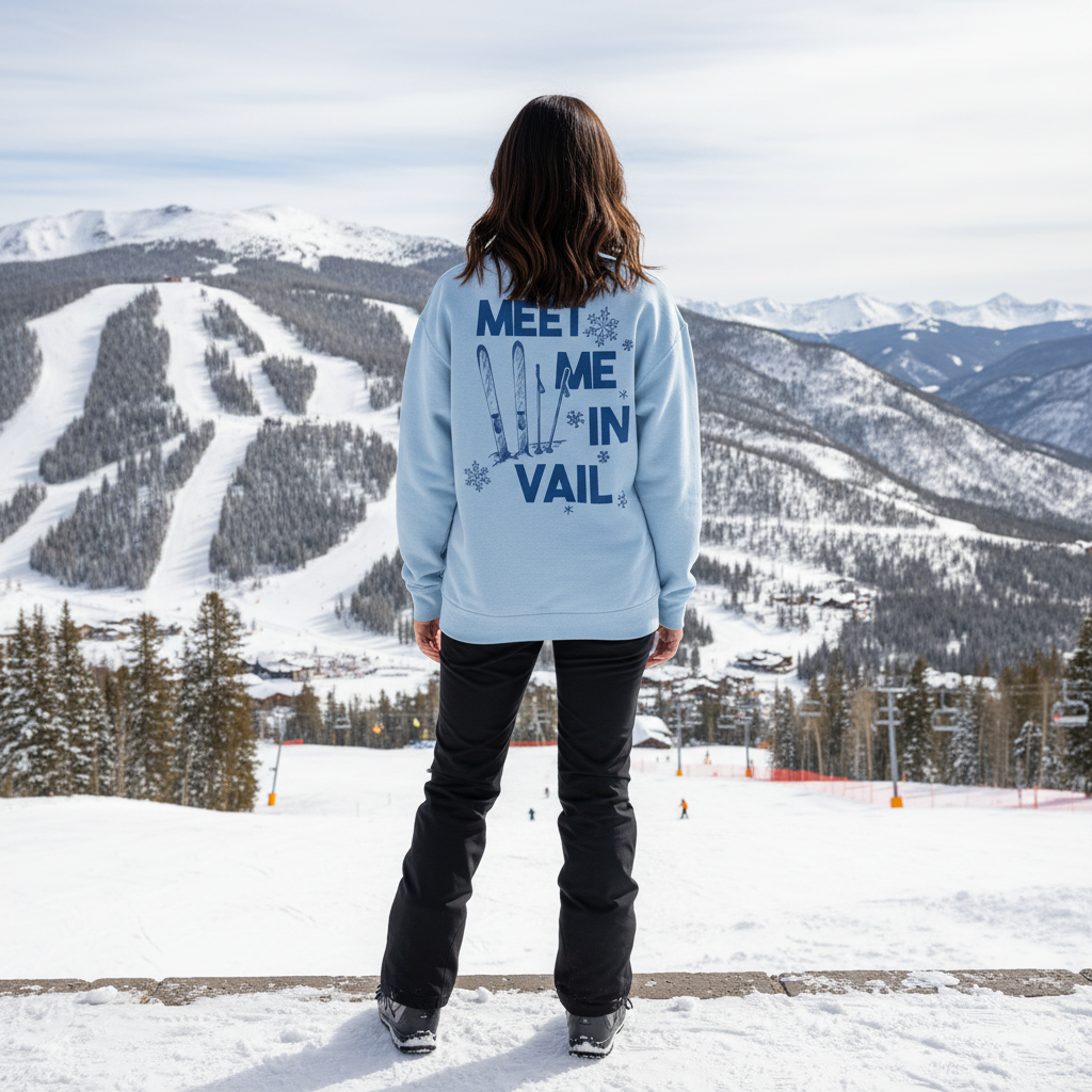 Meet Me In Vail (Back Print) Ivy + Cloth