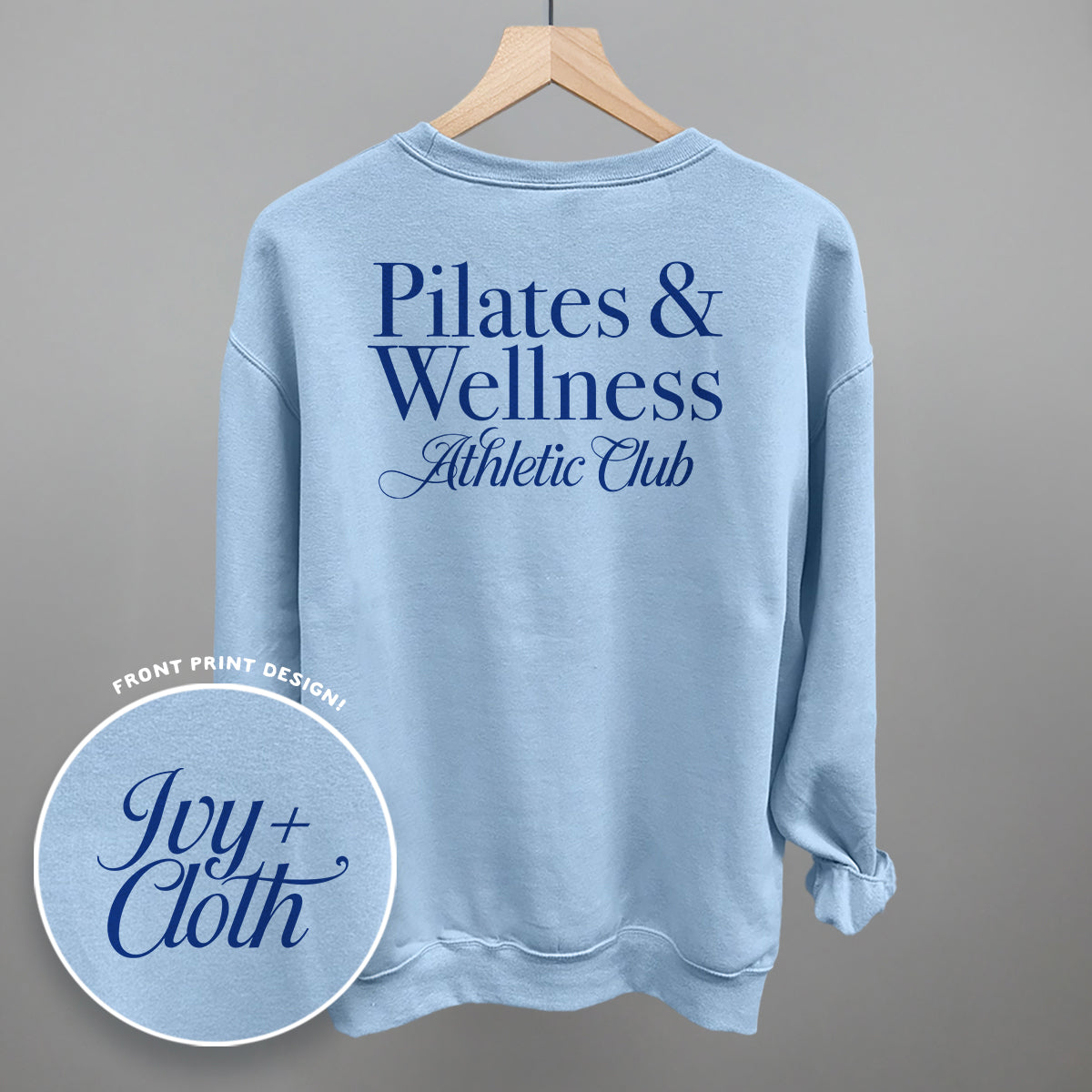 Pilates & Wellness Athletic Club (Back Print) Ivy + Cloth
