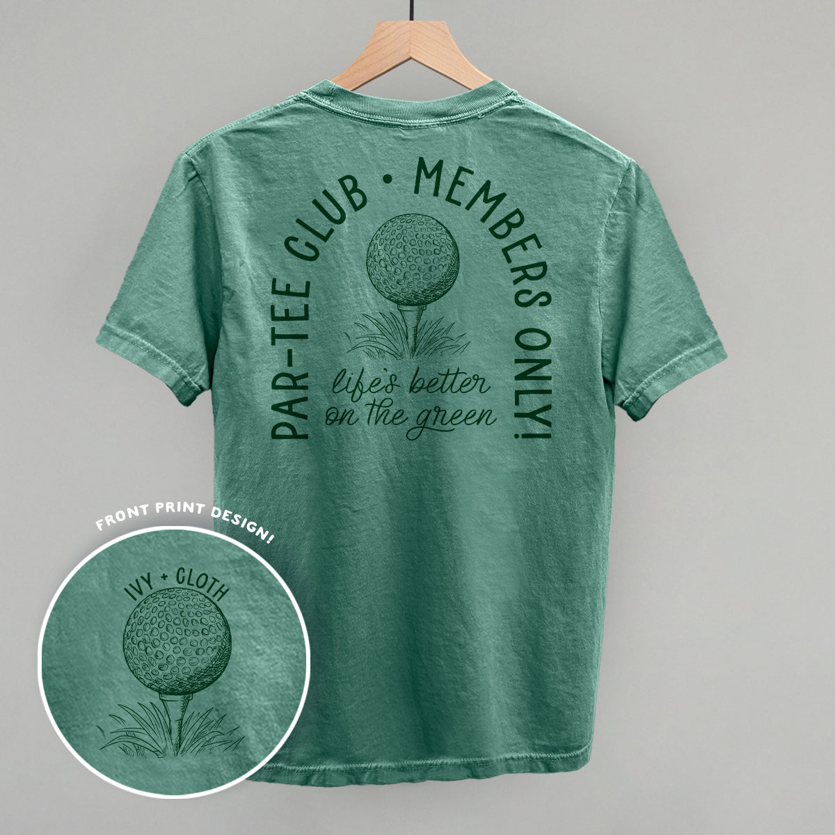 Par-Tee Club (Back Print) Ivy + Cloth