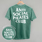 Anti Social Pilates Club (White) (Back Print) Ivy + Cloth
