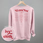 I Love You Book Quotes Back Print Ivy + Cloth