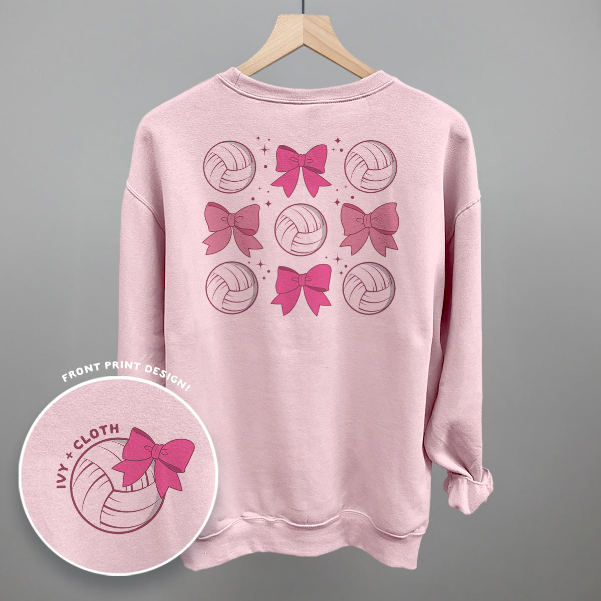 Volleyballs and Bows (Back Print) Ivy + Cloth