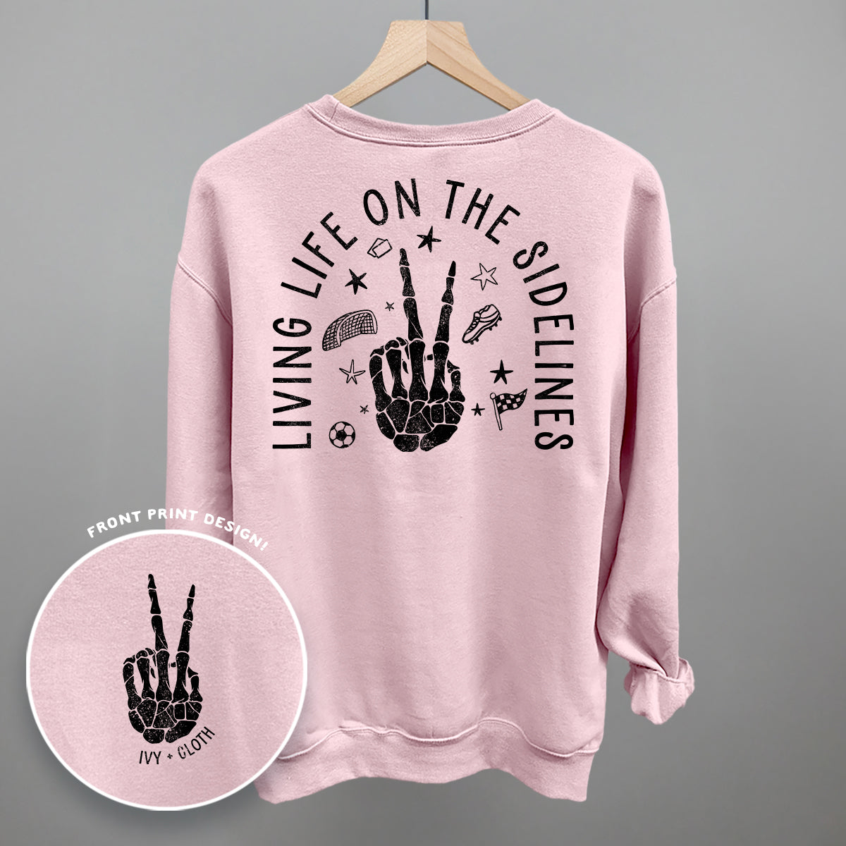 Living Life On The Sidelines Soccer (Back Print) Ivy + Cloth