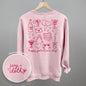 Galentine's Pink Doodles (Back Print) Ivy + Cloth