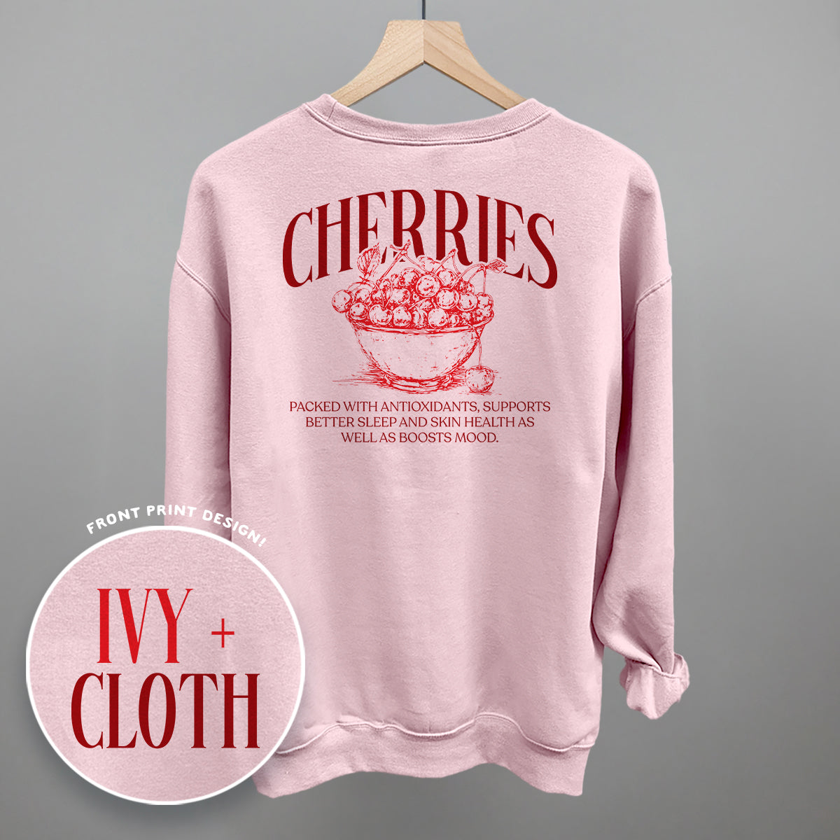 Cherry Wellness (Back Print) Ivy + Cloth