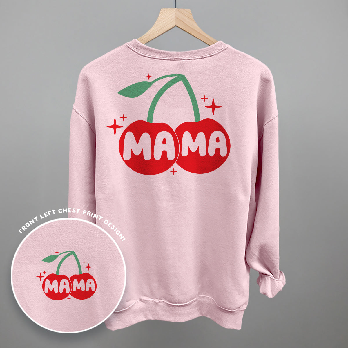 Mama Cherries + Sparkles (Back Print) Ivy + Cloth