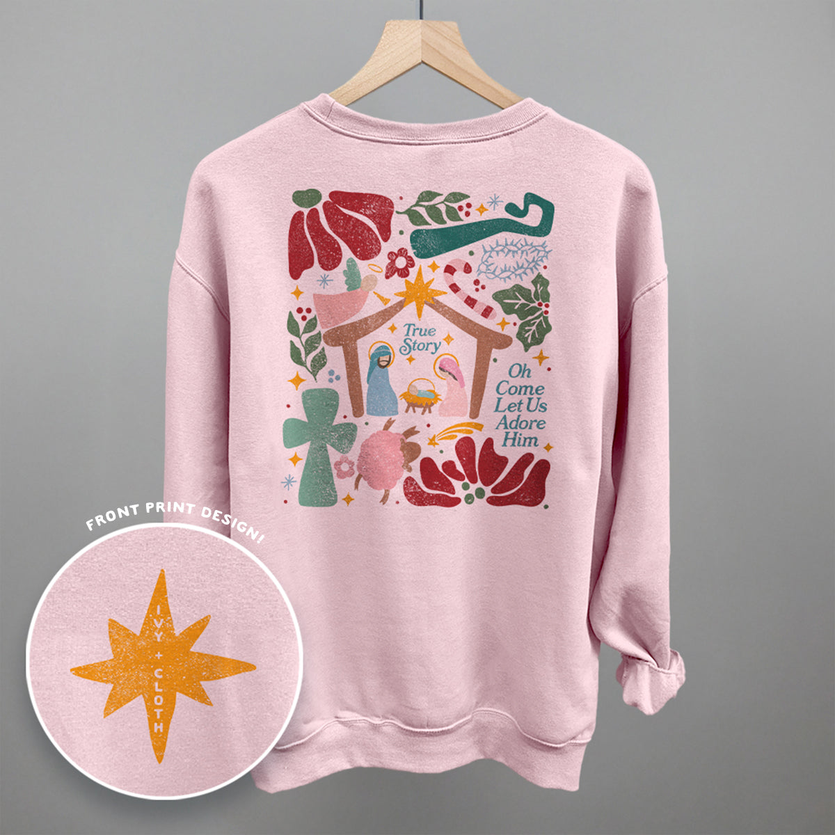 Nativity Doodle (Back Print) Ivy + Cloth