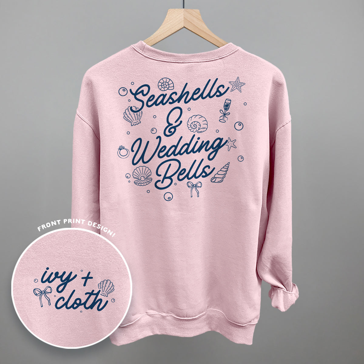 Seashells & Wedding Bells (Back Print) Ivy + Cloth