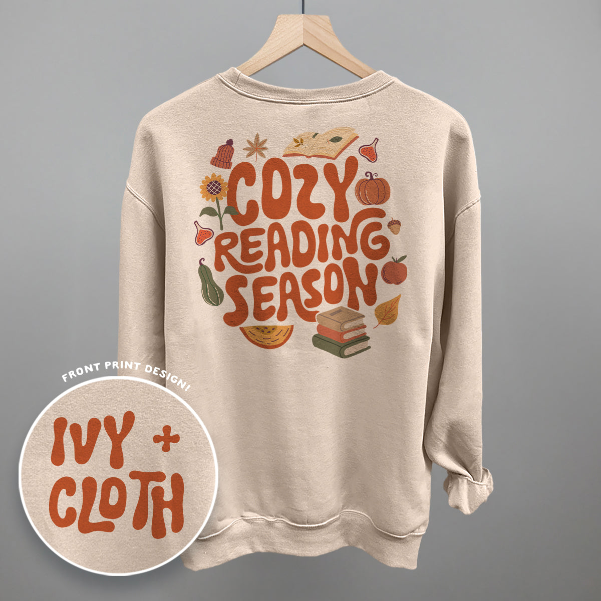 Cozy Reading Season (Back Print) Ivy + Cloth