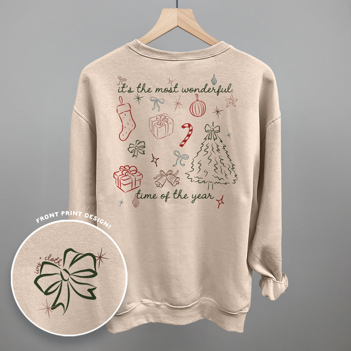 Wonderful Time Doodles (Back Print) Ivy + Cloth