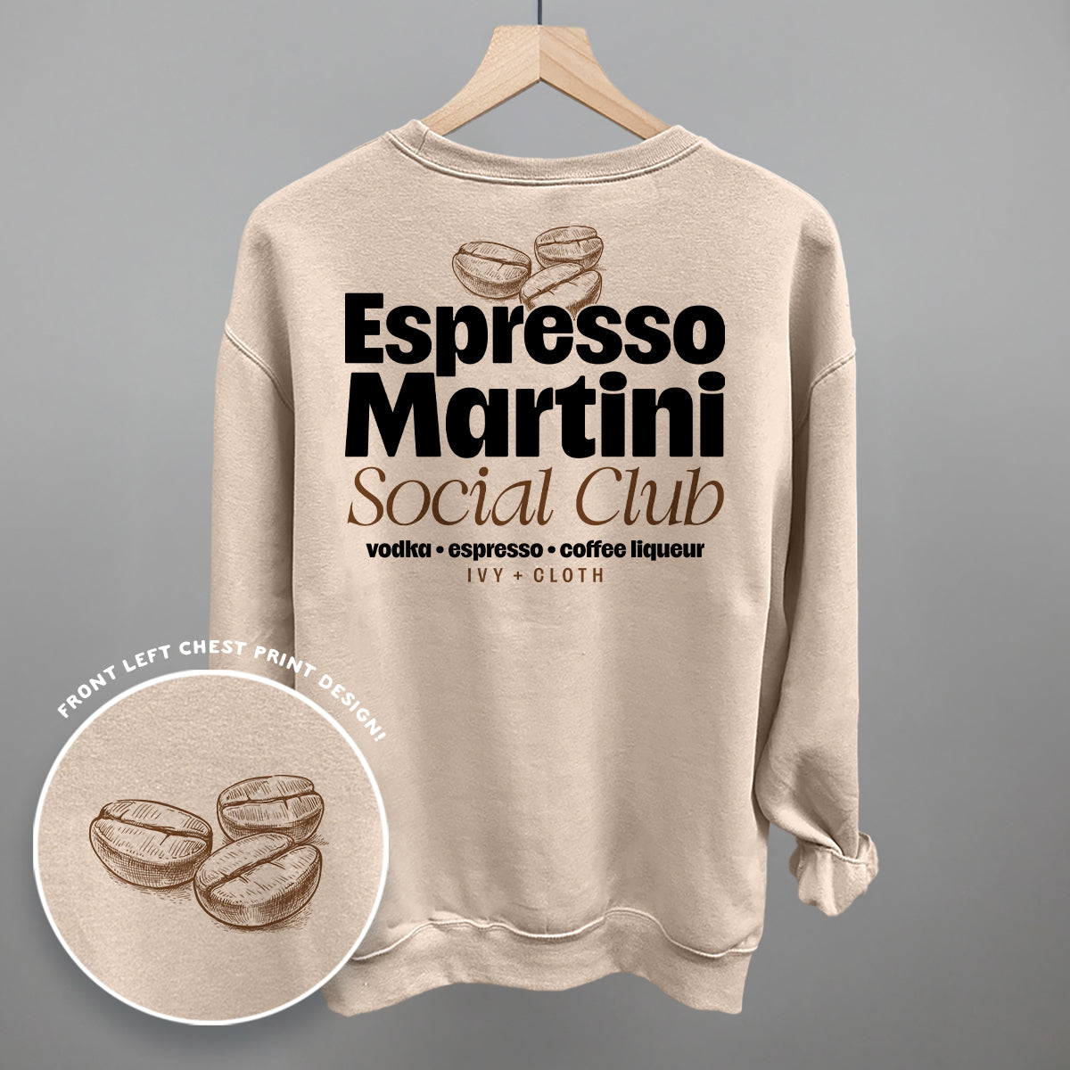 Espresso Martini Social Club (Back Print) Ivy + Cloth