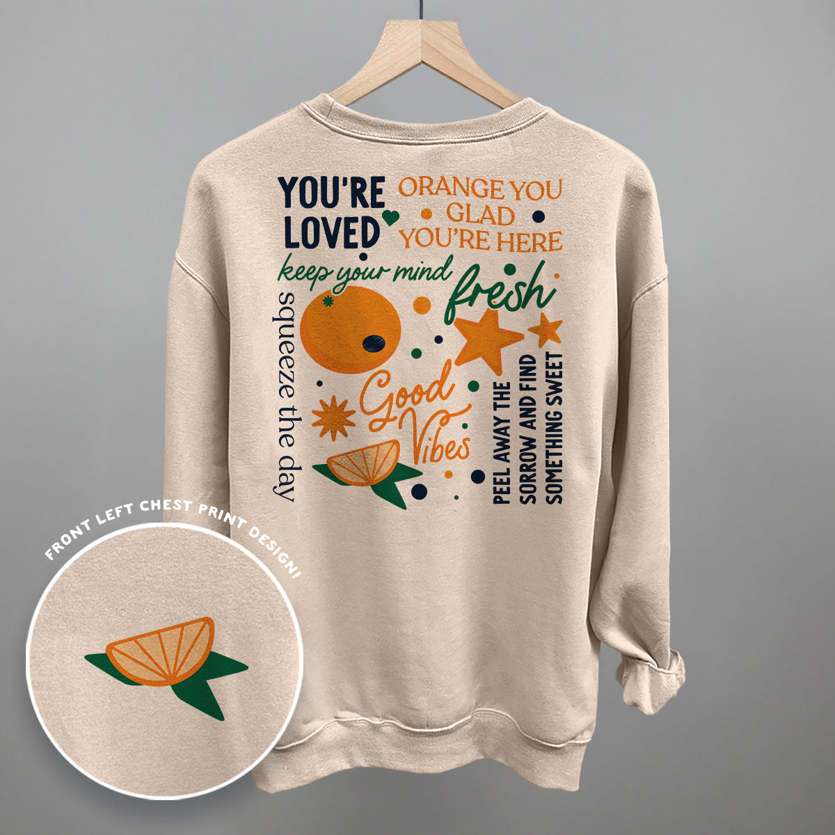 Keep Your Mind Fresh (Back Print) Ivy + Cloth
