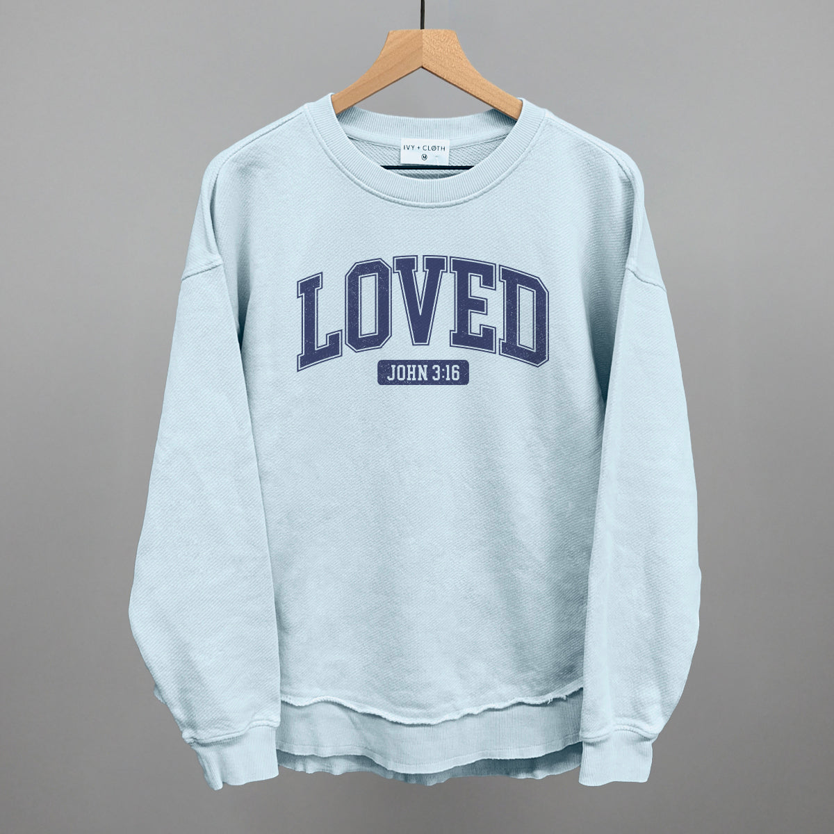 Loved John 3:16 (Navy) Ivy + Cloth