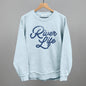 River Life (Distressed Script) Ivy + Cloth