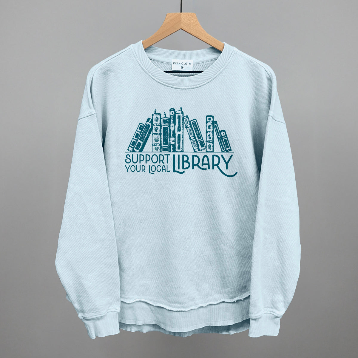 Support Your Local Library Ivy + Cloth